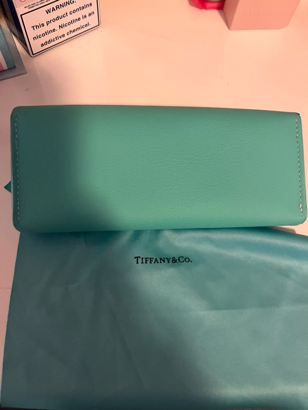 Tiffany & Co. Clutch-Style Eyewear Case in Tiffany Blue - Picture 3 of 3